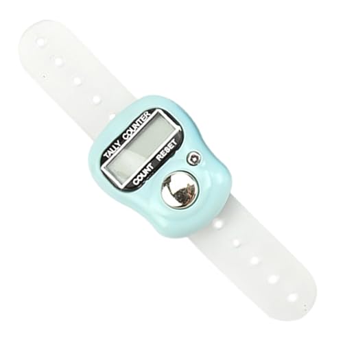 Clicker Counter - Hand Counter Clicker | Electronic Finger Counter with Digital Display | Portable Number Clicker Counter for Golf | Adjustable Resettable Finger Tally Counter for Lap Crochet Coaching
