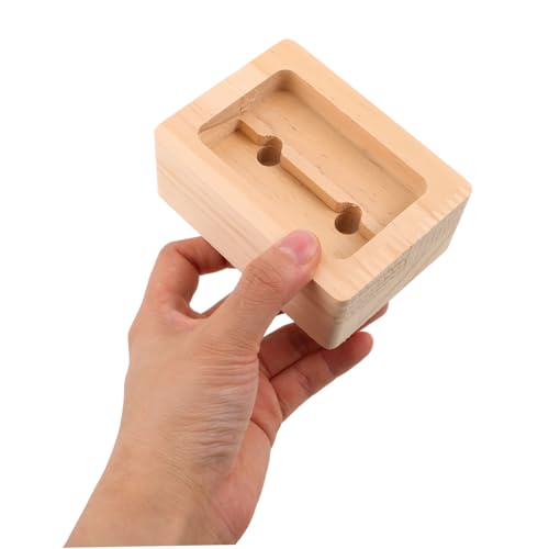 LALAFINA 2pcs Wooden Hangboards for Rock Climbing Training Portable Fingerboard Climbing Holds for Finger Strength and Endurance Building Home Gym Bouldering Equipment