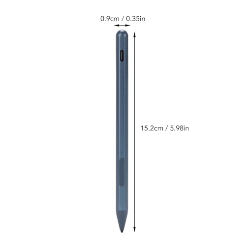 Rechargeable Stylus Pen for 16 13 Touchscreen Laptops, 4096 Pressure Levels Tilt Active Pen MPP 2.0 with Palm Rejection Eraser Shortcut Buttons (Blue) - color: Blue