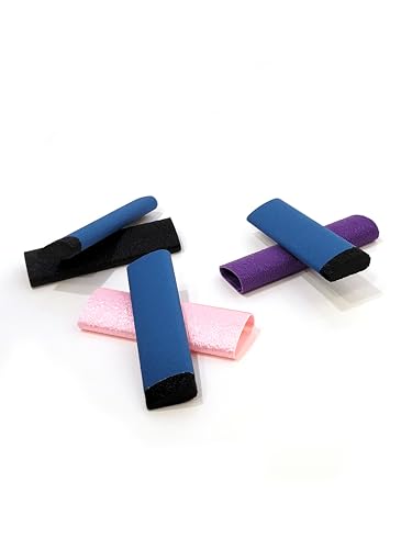Reusable Skin File with Cover - Great for Rock Climbing, Bouldering, Climber, Gym, Crossfit, Weightlifting, Gymnast - Callus Finger Hand Sander (Black) - color: Black