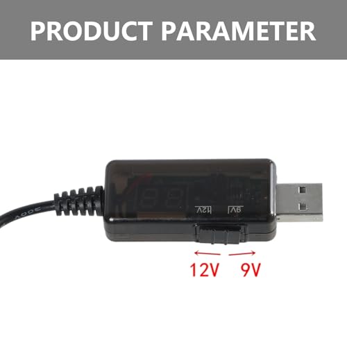 USB Adapter Converter Cable DC5V 9V 12V with 8 Plugs for Router Fan Charging Bank Portable - color: Line 8 adapters