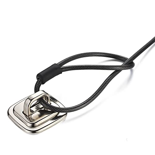 Security Base Plate for Cable Locks Metal Notebook Computer Fixing Base Square Fixed Board with Hole for Laptop Computer Fixing Metal