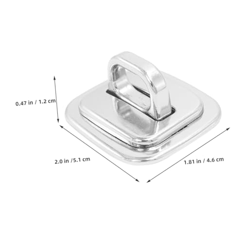 1Set Laptop Security Anchor Base Plate Sturdy Mount for Combination Keyed Cable Lock Compatible with Multiple Models Reliable Protection for Your Device and Data