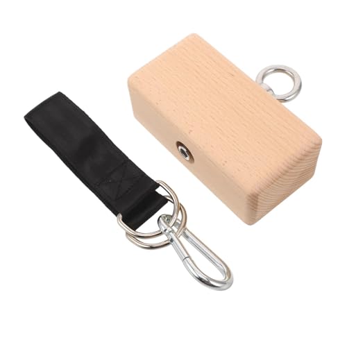 HANABASS Wooden Hand Gripper with Adjustable Resistance and Detachable Design, Ergonomic Block Shape for Daily Finger Strength Training and Climbing Training Equipment