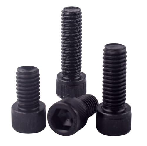 10Pcs 3/8-16 x 3/4" Socket Head Cap Screws Bolts, 12.9 Grade Alloy Steel Black Oxide Finish, Allen Hex Drive, UNC Coarse Full Thread - size: 3/8-16 x 3/4" (10PCS)