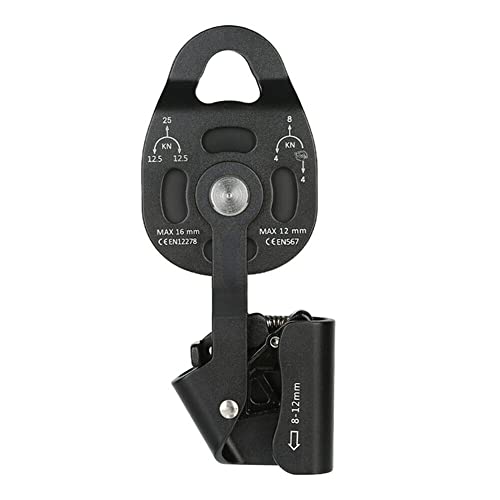 ansu Self-Locking Pulley Progress Capture Swing Side for Heavy Hauling Lifting System Pulley