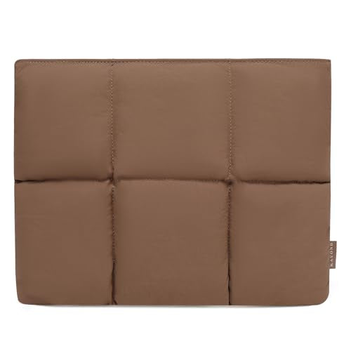Puffy Laptop Sleeve 13 Inch 14 inch, Brown | Pillow Shape Laptop Sleeve, Compatible MacBook Pro 13inch 14 Inch M4 M5 Pro/Max, MacBook Air M1 M2 M3 2026, MacBook Neo - color: Brown, size: For 13"-14" MBA/MAP M4 M3 M2 M1