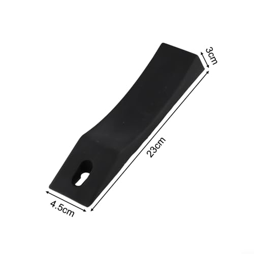 Silicone Deadlift Wedge Blocks, for Weight Lifting, Anti-Slip Barbell Loading Pads, for Powerlifting Squat, Portable Gym Accessories to Load Plates Easy(Black) - size: Black