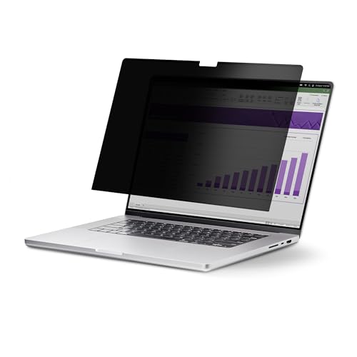 StarTech 14in MacBook Pro Magnetic Privacy Screen, Glossy Sides, Laptop | Reversible Anti-Glare Matte, MacBook M1 M2 M3 M4 M5 Compatible, Privacy Filter, +/-30 Deg. View - style: 14" MacBook Pro M1/M2/M3