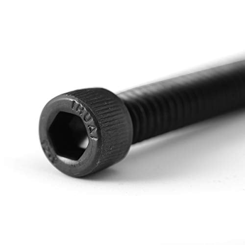 Socket Head Cap Screw, 1/4-20 x 1-1/4", Alloy Steel, Black Oxide, Hex Socket Coarse Thread, 1/4 inch Hexagonal Allen Bolt, Length:1-1/4 inch, Full Thread (Quantity: 20) - size: 1-1/4