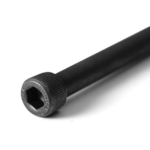 Socket Head Cap Screw, 1/4-20 x 2-3/4", Alloy Steel, Black Oxide, Hex Socket Coarse Thread, 1/4 inch Hexagonal Allen Bolt, Length: 2-3/4 inch, Full Thread (Quantity: 10) - size: 2-3/4