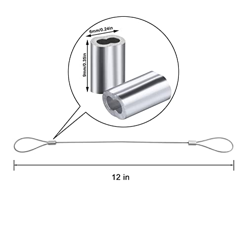 15 Pack Adjustable Cable Tether Universal Computer Adapter Lock Kit DIY Kit Stainless Steel with Nylon Coat Tether Computers/Dongles/HDMI/VGA/DP Adapter - size: 15
