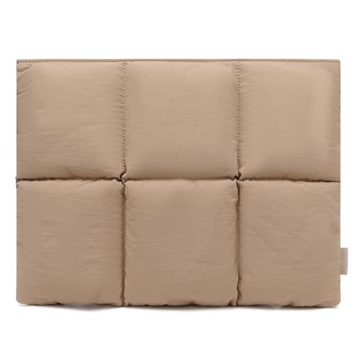 Puffy Laptop Sleeve 15inch 16 inch, Khaki | Pillow Shape Laptop Sleeve, Compatible MacBook Air 15 in M4 2025 & MacBook Pro 15/16 in M1 M2 M3 M4 M5 2024 - color: Khaki, size: For 15"-16" MBA/MAP M4 M3 M2 M1