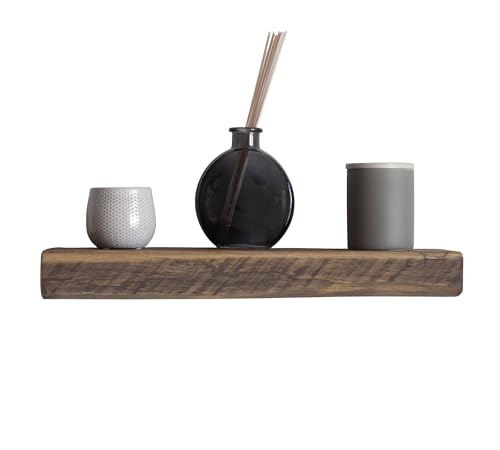 Reclaimed Wood Floating Shelves Real Solid Wood Floating Chunky Natural Floating Shelves Rustic - size: 30x6