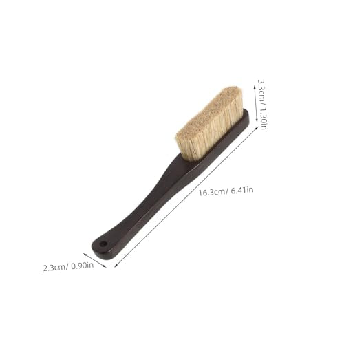 Healifty Climbing Chalk Brush for Rock Cleaning with Ultra-Dense Boar Hair Bristles and Wooden Handle, Bouldering Brush Tool for Outdoor Adventure and Professional Climbers