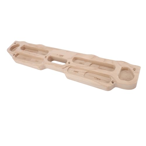 RiToEasysports Rock Climbing Hangboard, Wood Fingerboard for Strength Training, Finger Strength Builder for Bouldering, Pull Ups, Home Gym Climbers