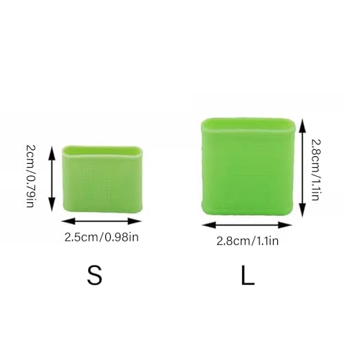 8Pcs Golf Finger Sleeves Silicone Articulations Protector Sports Fingers Band for Swing Controls and Comfort Sports Band