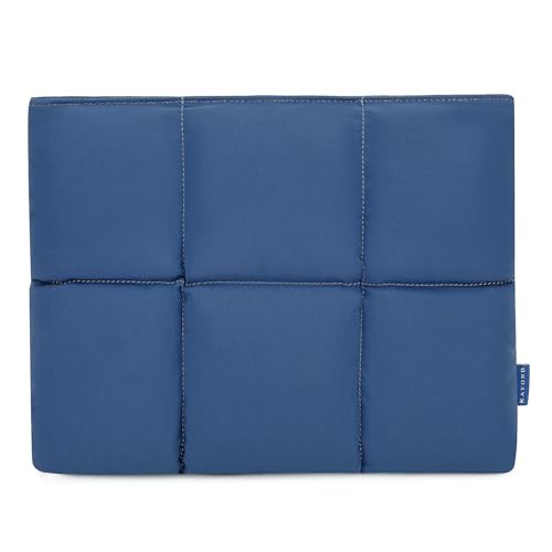 Puffy Laptop Sleeve 15 inch 16 inch, Blue | Pillow Shape Laptop Sleeve, Compatible MacBook Air 15 in M4 2025 & MacBook Pro 15/16 in M1 M2 M3 M4 M5 2024 - color: Blue, size: For 15"-16" MBA/MAP M4 M3 M2 M1
