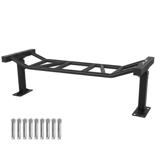 47 Inch Ceiling Mount Pull Up Bar Adjustable Height&Supports To 600 Lbs Heavy Duty Multi-Grip Chin Up Bar for Home Gym Workout Strength Training Equipment
