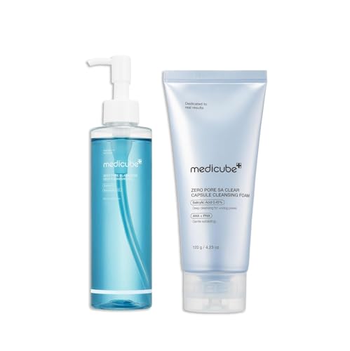 medicube Double Cleansing - Zero Pore Cleansing Oil & Zero Capsule Cleanser