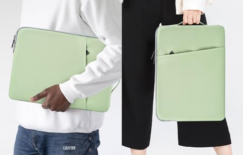 Laptop Sleeve Case 17 17.3 Inch with Handle Computer Bag Carrying Case for HP Pavilion 17/ Envy 17/ Dell/IdeaPad ThinkPad/LG Gram/MSI/ASUS Acer, Green - color: Green, size: 17-17.3 Inch