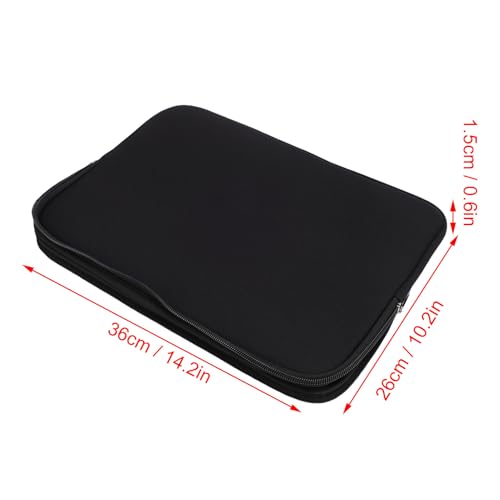 Basic Laptop Sleeve, Water Proof Neoprene Tablet Sleeve Carrying Bag Protective Cover Zippered Top Opening for Travel Business and Academic Use (14 Inch) - size: 14 Inch
