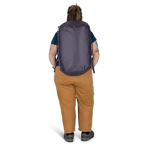 Osprey Transporter Lightweight Travel Duffel Bag - Extra Large Water Resistant Durable Gear Bag for Men and Women - color: Frosty Mint/Soundwave Grey, style: 40l