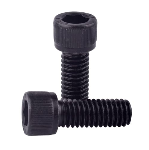 10Pcs 5/16-18 x 3/4" Socket Head Cap Screws Bolts, 12.9 Grade Alloy Steel Black Oxide Finish, Allen Hex Drive, UNC Coarse Full Thread - size: 5/16-18 x 3/4" (10PCS)