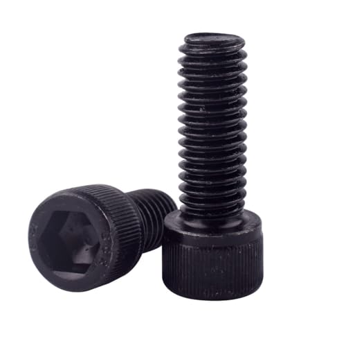 10Pcs 5/16-18 x 2" Socket Head Cap Screws Bolts, 12.9 Grade Alloy Steel Black Oxide Finish, Allen Hex Drive, UNC Coarse Full Thread - size: 5/16-18 x 2" (10PCS)