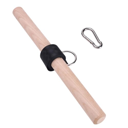 Forearm Strengthener, Wrist Roller Hand Grip Exerciser with Wooden Handle for Workout Fitness Strength Training - color: Without tray