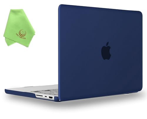 UESWILL Compatible with MacBook Pro 16 inch Case 2021-2026 Release M5 M4 M3 M2 M1 Pro Max chip Model: A3429 A3428 A3403 A3186 A2991 A2780 A2485, Matte Hard Shell Cover, Navy Blue - color: Navy Blue, size: MacBook Pro 16" (M1 M2 M3 M4 M5)