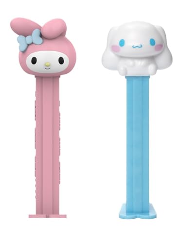 PEZ Hello Kitty Candy Dispenser Gift Set | My Melody and Cinnamoroll Hello-Kitty Dispensers | PEZ Dispensers Gift With Candy Refills | Party Favors