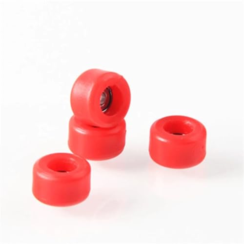 Fingerboard Wheels 10Set Professional PU+Metal Urethane CNC Bearing Wheel for Wooden Fingerboard Wheels(-YW) - color: -Yw