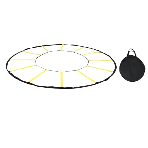 Circular Training Ladder 12 Rungs Nylon Speed and Trainer for Soccer Basketball and Other Improving Circular Training LadderCircular LadderCircular TrainerSoccer