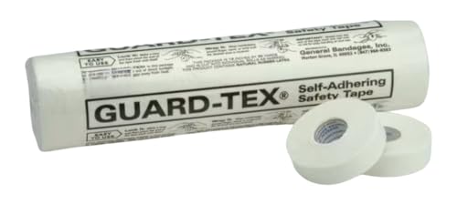 Guard-Tex® White Finger Tape 3/4 inch - Self-Adhesive No Residue - 16 Rolls - 90ft Per Roll - 1440ft Total - color: White, size: 3/4 Inch