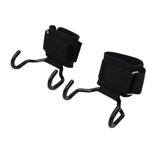 Focket Weight Lifting Hooks, 330LBS Capacity Adjustable Non Slip Lifting Straps, Wrist Straps with Thickened Cotton Padding for Deadlifts Powerlifting Pull Ups Shrugs Hand Grips