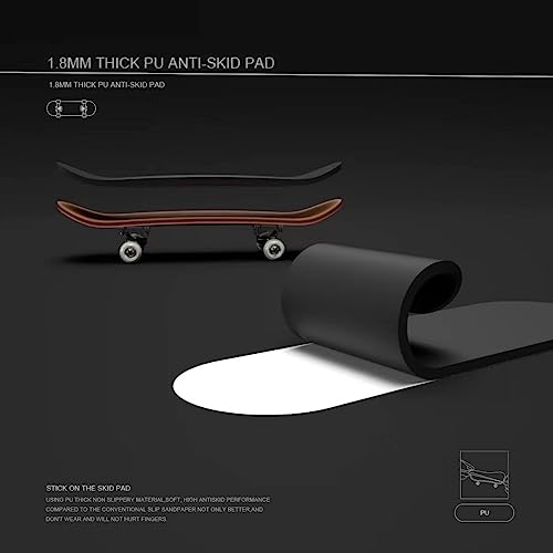 Lently Wood Fingerboards, Mini Fingerboards, 99mmL*29mmW (Big Mouth Cute Dragon) (Red Flame) - color: Red