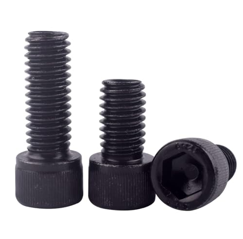 20Pcs 1/4-20 x 1-1/4" Socket Head Cap Screws Bolts, 12.9 Grade Alloy Steel Black Oxide Finish, Allen Hex Drive, UNC Coarse Full Thread - size: 1/4-20 x 1-1/4" (20PCS)