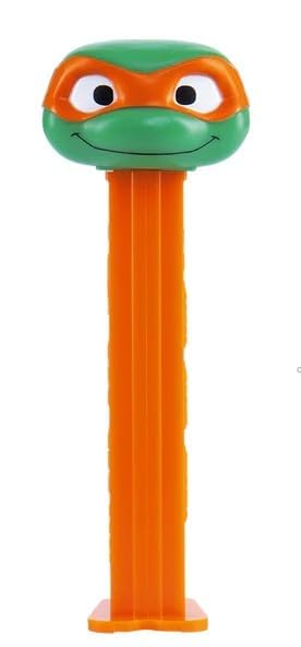 PEZ TMNT Ninja Turtles Set | Michelangelo, Donatello, Leonardo, And Raphael Candy Dispenser Set