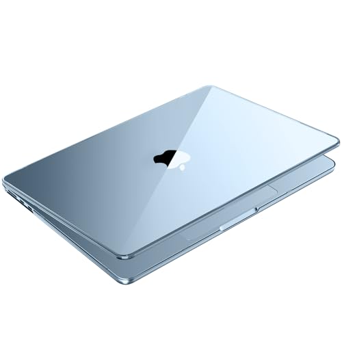 Soonjet for MacBook Air 15 inch Case M5 M4 M3 M2 2026-2023 Mac Laptop Cover | Crystal Clear, Protective Hard Shell, Ultra Thin & Light, Anti Crack, Non Slip, Easy Snap on, Premium Sturdy Plastic - color: Crystal Clear