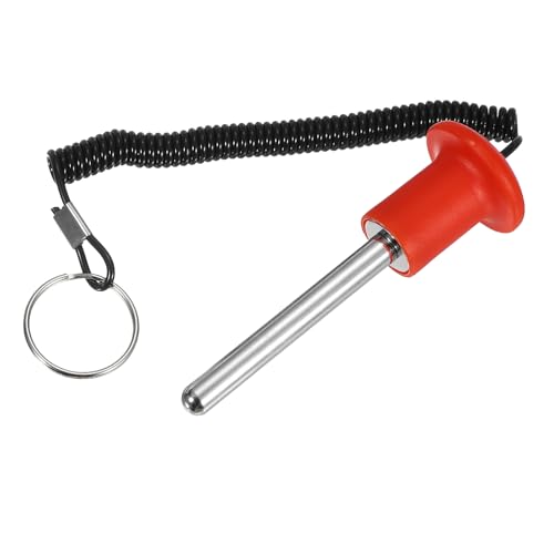 Gym Pin Weight Stack Pin Strength Training Lifting Equipment Replacement with Pull Rope Fitting for Club - color: Red, size: 0.4 x 3.1 Inch