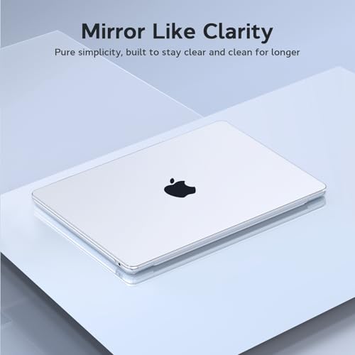 B BELK for MacBook Air 15 inch Case 2026-2023 M5 M4 M3 M2, Crystal Clear | A3448 A3241 A3114 A2941, Plastic Laptop Hard Shell Case with Keyboard Cover & Screen Protector, Lightweight, Easy Snap-On - color: Crystal Clear
