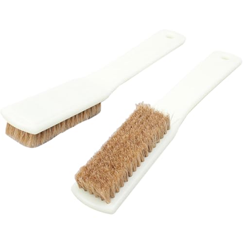 2pcs Climbing Brush Boars Hair Rocks Cleaner with Sturdy Handle for Bouldering and Outdoor Sports Rock Cleaning