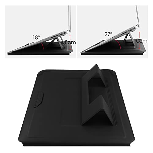 HoYiXi 15 16 Inch Laptop Sleeve Case Leather Bag for MacBook Pro 16 2021 & 2019/ASUS Vivobook 15/Huawei MateBook D15/HP 15.6" PC/MacBook Pro 15/Surface Laptop 3/Dell Inspiron 15/IdeaPad, Black - color: Black, size: 15-16 in