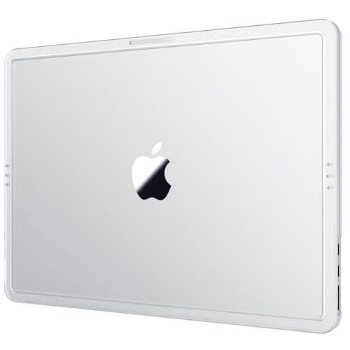 Soonjet for MacBook Air 15 inch Case M5 M4 M3 M2 2026-2023 | Anti Crack Upgrade | Matte Protective Hard Shell Laptop Cover | Frost Clear - color: Transparent Clear
