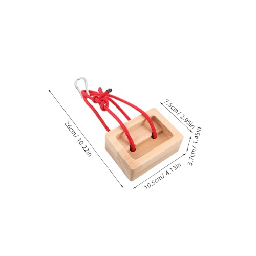 SECFOU 2pcs Portable Wooden Fingerboard Climbing Hangboards for Rock Climbing Training Grip Strength and Endurance Building Compact Training Equipment for Home and Outdoor Use