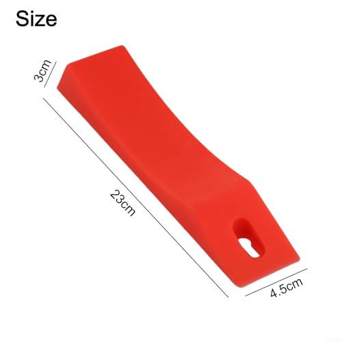 Silicone Deadlift Wedge Blocks, for Weight Lifting, Anti-Slip Barbell Loading Pads, for Powerlifting Squat, Portable Gym Accessories to Load Plates Easy(Red) - size: Red