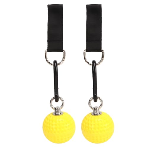 1 Pair Climbing Training Grip Balls with Straps, PU Slip-Resistant Pull Up Grips for Hand and Muscle Strength Training, Indoor/Outdoor Horizontal Bar Use