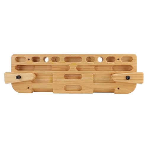 Solid Wood Training Hang Board Enhanced Strength Exercise Compact Climbing Finger Board Home Gym Outdoor
