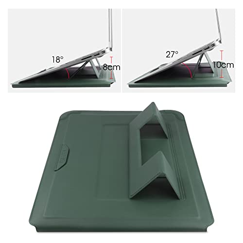 HoYiXi 13 Inch Laptop Sleeve Case Bag Compatible with MacBook Neo 2026/MacBook Air 13 M1 M2 2022-2018/MacBook Pro 13 M2 2022-2016/Surface Pro 8 2021/Surface Go 3 13-13.6'' Dell HP ASUS Acer PC, Green - color: Green, size: 13-13.3 in